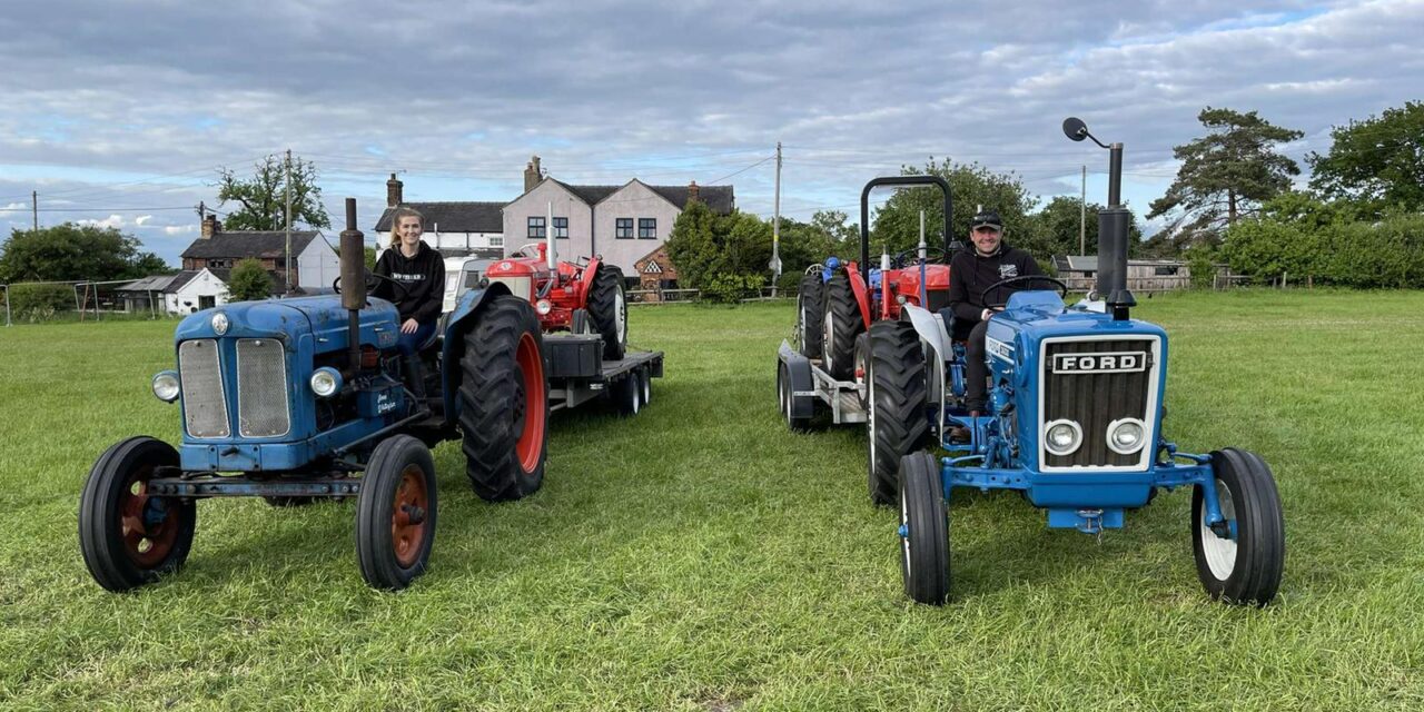 Vintage tractors appeal to young too